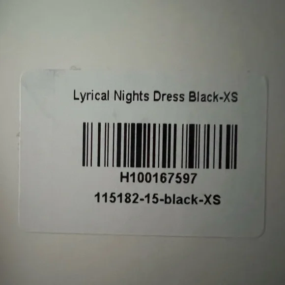 Black XS Dress - Picture 3 of 3